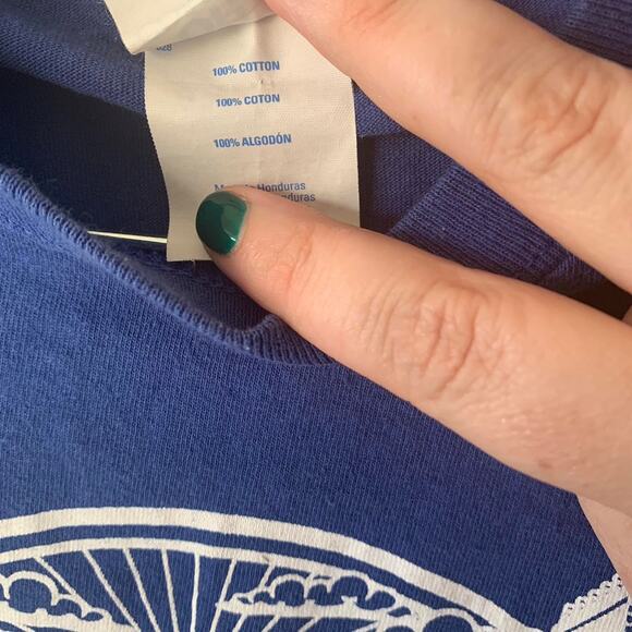 Blue tshirt featuring summer jam - Picture 6 of 6